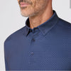 Versa Polo in Coastal Fjord Circle Texture by Mizzen+Main