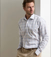Warren Crown Lite Cotton-Stretch Sport Shirt in Navy by Peter Millar