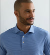 Jubilee Stripe Performance Polo in Windsor Blue/Bluebird by Peter Millar
