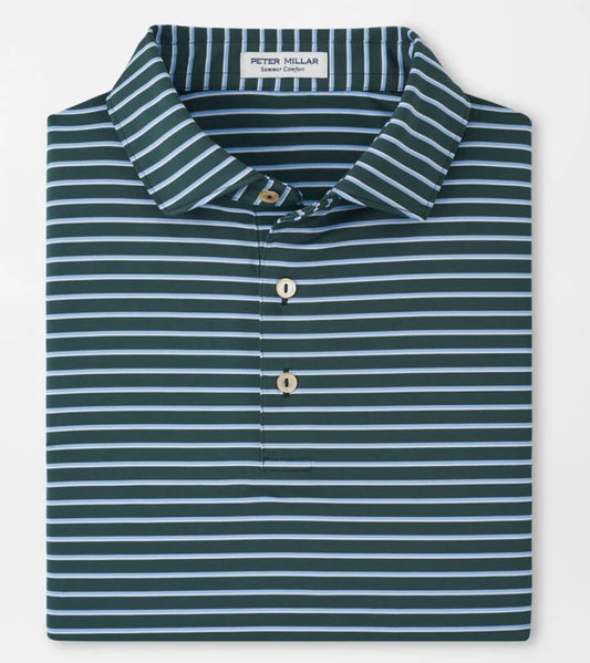 Dunnes Performance Jersey Polo in Nordic Pine by Peter Millar
