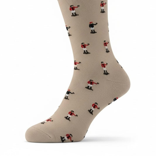 Jockey Mid Calf Socks in Khaki by Dapper Classics