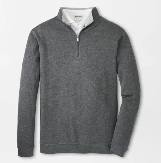 Crown Comfort Pullover in Charcoal by Peter Millar