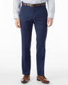 Super 120's Gabardine Flat Front Dunhill Dress Pant in Mariner by Ballin