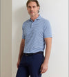 Tempo Performance Mesh Polo in Dusk Blue by Peter Millar