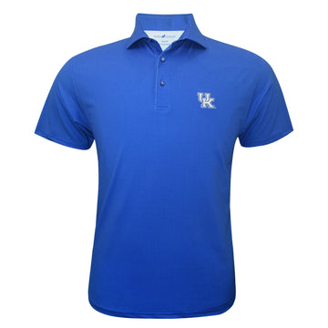 University of Kentucky Performance Dot Polo in Blue/White by Horn Legend