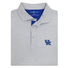 University of Kentucky Performance Dot Polo in White/Blue by Horn Legend