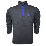 University of Kentucky Performance Houndstooth Quarter-Zip in Black/Grey by Horn Legend