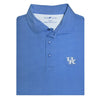 University of Kentucky Performance Medallions Polo in Blue/White by Horn Legend
