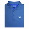 University of Kentucky Performance Mosaic Polo in Black/Blue/White by Horn Legend