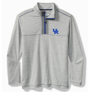 University of Kentucky High Score Half-Zip IslandZone Sweatshirt in Team Blue by Tommy Bahama