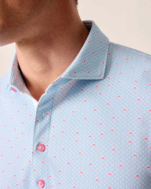 Poppy Performance Mesh Polo in Maliblu by Johnnie-O