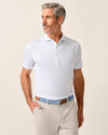 Pin Up Featherweight Performance Polo in White by Johnnie-O