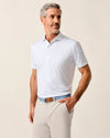 Pin Up Featherweight Performance Polo in White by Johnnie-O