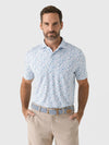 JO Merica Featherweight Performance Polo in Barracuda by Johnnie-O