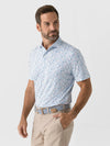 JO Merica Featherweight Performance Polo in Barracuda by Johnnie-O