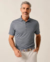Hicks Performance Jersey Polo in Black by Johnnie-O