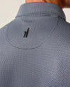 Hicks Performance Jersey Polo in Black by Johnnie-O