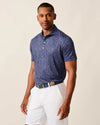 Boggings Performance Jersey Polo in Navy by Johnnie-O