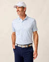 Boggings Performance Jersey Polo in Palisades Blue by Johnnie-O