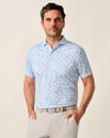 20 Years of JO Performance Jersey Polo in Palisades Blue by Johnnie-O