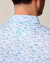20 Years of JO Performance Jersey Polo in Palisades Blue by Johnnie-O