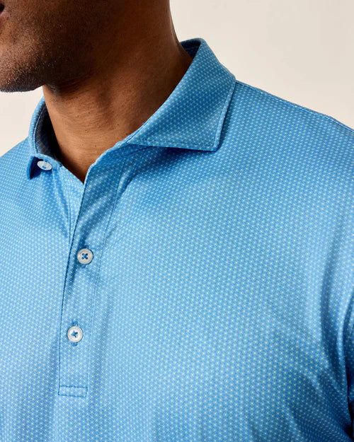 Marlin Featherweight Performance Polo in Palisades Blue by Johnnie-O