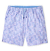 Sunset Palms Swim Trunk in Bermuda Pink by Peter Millar
