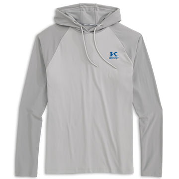 University of Kentucky Penns Performance Hoodie in Seal by Johnnie-O