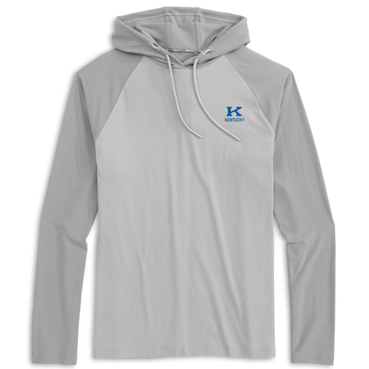 University of Kentucky Penns Performance Hoodie in Seal by Johnnie-O