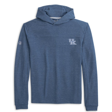 University of Kentucky Remmy Lightweight Performance Hoodie in Lake by Johnnie-O