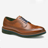 Jenson Longwing in Dark Tan European Calfskin by Johnston & Murphy