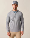 Watters DriRelease Performance 1/4 Zip Hoodie in Seal by Johnnie-O