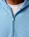 Watters DriRelease Performance 1/4 Zip Hoodie in Maliblu by Johnnie-O