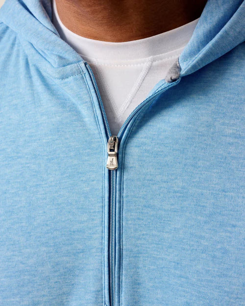 Watters DriRelease Performance 1/4 Zip Hoodie in Maliblu by Johnnie-O