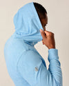 Watters DriRelease Performance 1/4 Zip Hoodie in Maliblu by Johnnie-O