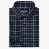 Leeward Dress Shirt in Navy Stewart Plaid by Mizzen+Main