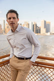 Leeward Dress Shirt in White Eric Plaid by Mizzen+Main