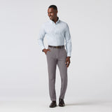 Leeward Dress Shirt in White Hatch Mark by Mizzen+Main