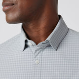 Leeward Dress Shirt in Aluminum Joel Plaid by Mizzen+Main