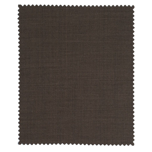 Super 110's Sharkskin Pleated Manchester Dress Pant in Chestnut by Ballin