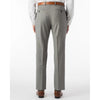 Super 110's Sharkskin Pleated Manchester Dress Pant in Black & White by Ballin