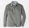 Crown Flex Merino Shirt Jacket in Oslo Grey by Peter Millar
