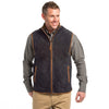 Ridgeland Diamond Quilted Goat Suede Vest in Dark Navy by Madison Creek Outfitters