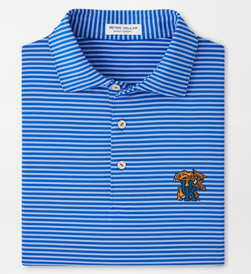 University of Kentucky Tiebreaker Performance Jersey Polo in Blue3 by Peter Millar