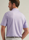 Gingham Performance Jersey Polo in Ultra Violet by Peter Millar