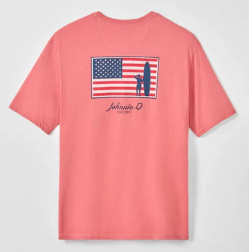 American Dream Pocket T-Shirt in Bandana by Johnnie-O