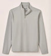 Hoppin Ribbed Knit Performance 1/4 Zip Pullover in Seal by Johnnie-O