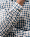 Tad Pane Linen Blend Button Down Shirt in Wake by Johnnie-O