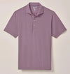 Lyndonn Stripe Performance Jersey Polo in Navy/Porto Pink by Johnnie-O