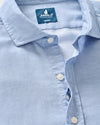 McCarthy Solid Linen Blend Button Down Shirt in Maliblu by Johnnie-O